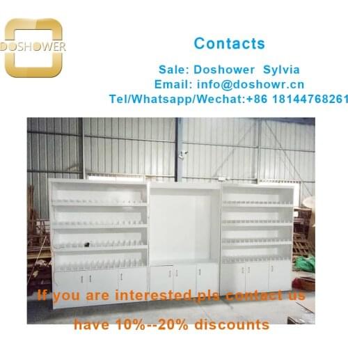 Doshower DS-1B uv gel nail polish colors with nails table salon manicure modern furniture for nail polish racks display shelf