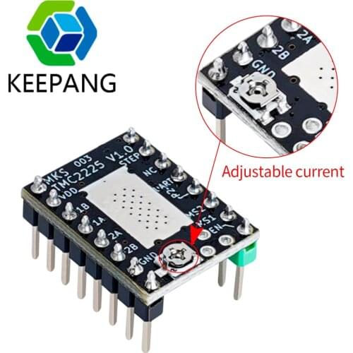 TMC2225 Driver Stepper Motor Driver Replace TMC2208 TMC2209 StepStick 3D printer parts ultra silent For SGen_L Gen_L Robin Nano