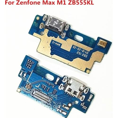 Microphone USB Port Dock Connector PCB Board Charging Flex Cable For Asus Zenfone Max M1 ZB555KL