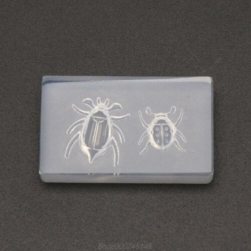 Cute Beetle Pendant Insect Resin Silicone Mold Jewelry Making Tools M17 21 Dropshipping