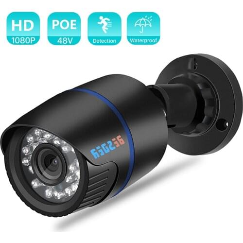 BESDER outdoor IP camera 1080P waterproof 2.0MP wired security camera plastic shell AI Motion Detect 2.0 P2P bullet XMEye