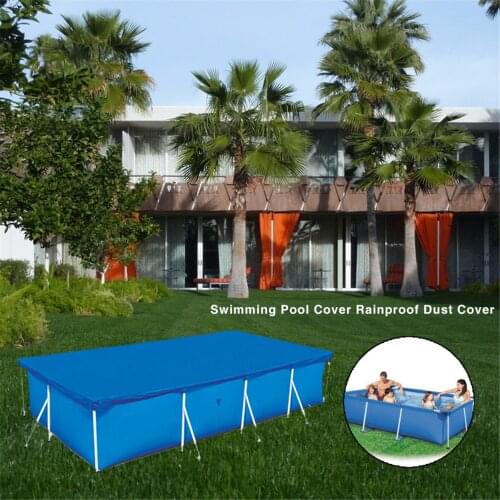 Large Size Swimming Pool Rectangle Ground Cloth Lip Cover Dustproof Floor Cloth Mat Cover For Outdoor Villa Garden Pool