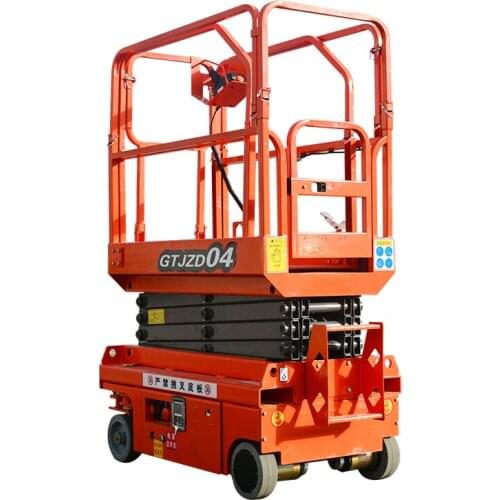 Qiyun 3meters Lifting Height 240 Kg Load with 600mm Extended Platform Hydraulic Mini Self-Propelled Scissor Lift