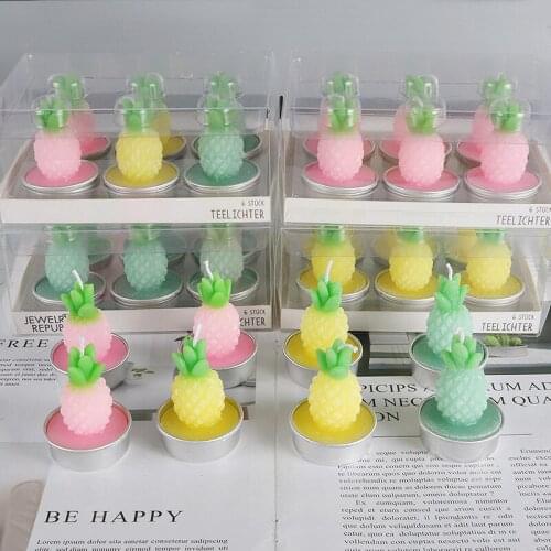 Candle handmade boutique creative model lifelike simulation pineapple handicraft Confession props Puzzle gift for kid