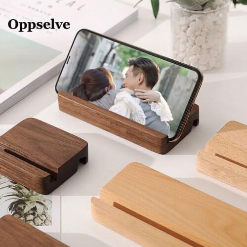 Universal Wooden Phone Holder for iPhone 11 Pro Max X XS Mobile Phone Bracket For Samsung S10 9 Tablet Stand Desk Phone Support