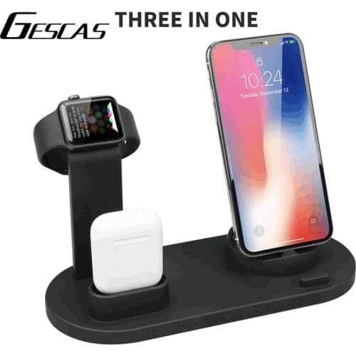 GESCAS Charger Three In One Multi-function Android Type-c Charging Stand For Smartphones Smartwatch Bluetooth Headset Charger