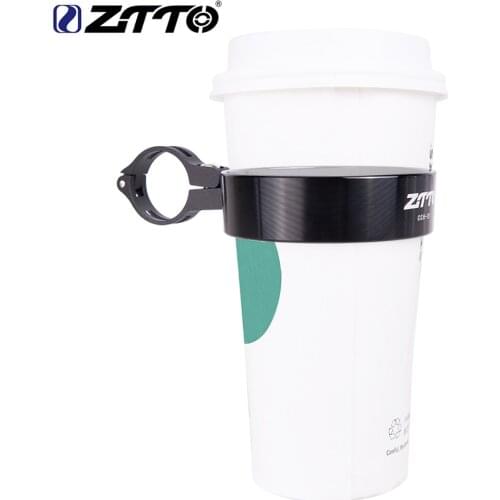 ZTTO Bicycle Coffee Cup Holder City MTB Road Folding Bike Cruiser Bicycle Handlebar Mount Coffee Cycling Accessories
