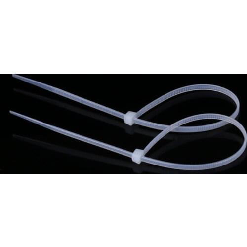 100 Pcs ABS Plastic Cable Ties Zip Fasten Wire Wrap Strap Fastening MUMR999