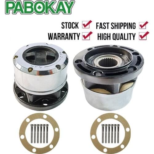 2 pieces x For SSANGYONG Korando II Musso SUV Rexton TD Pick Up Free wheel Locking hubs B035 AVM450