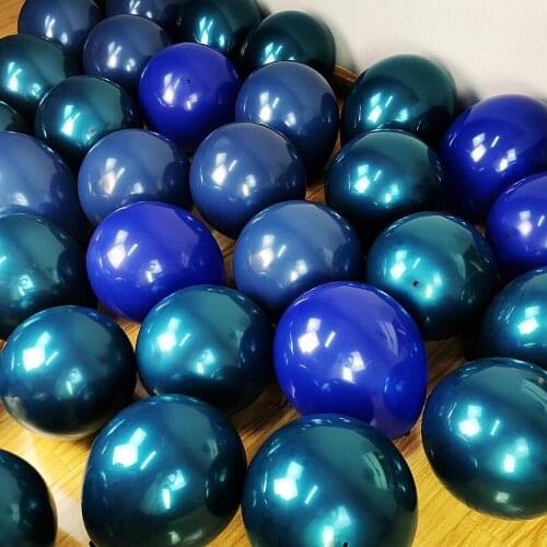 20pcs 12inch Ink Blue Latex Balloons Dark Blue Helium Air Balloon Birthday Wedding Decoration Party Balloon Supplies Globos