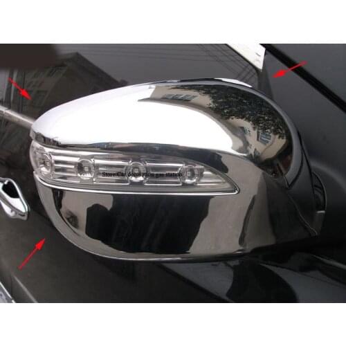 2012 ABS Chrome Side Mirror Cover Trim For HYUNDAI Tucson ix35 Dualis 2010-2012