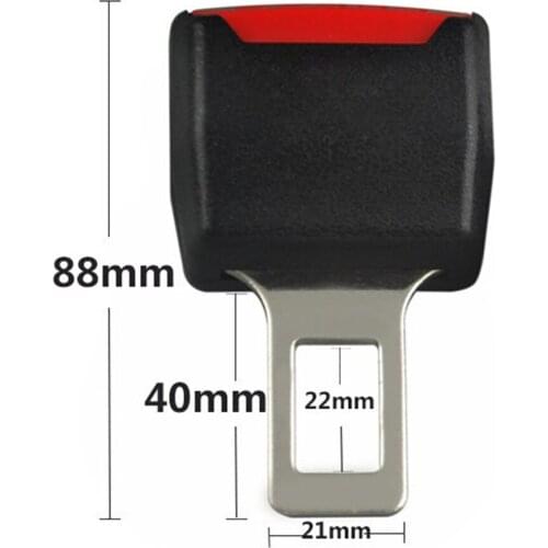 Car Seat Belt Clip Extender Safety Seat-belt Lock Buckle Plug Thick Insert Socket Extender Safety Buckle