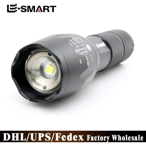 Free DHL Fedex 20pcs/lot Wild Ride Flashlight Glare Import long-range Zoom Rechargeable LED Lights For Fishing Searchlight