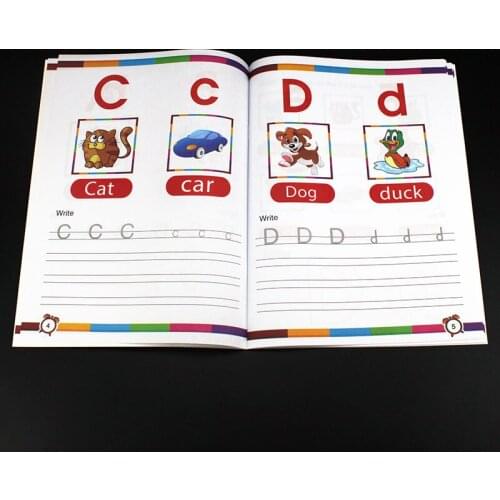 Children Copybook Handwrite ABC Alphabet Practic Reusable Book Magic Books For Calligraphy Write Book English Letter Drawing Set