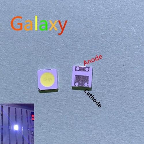 Diodes TV Backlight 1W 3V 3535 SMD LED Televisao Cold White 100lm 3537 Cool White Backlit LCD Backlight for TV Repair 500PCS