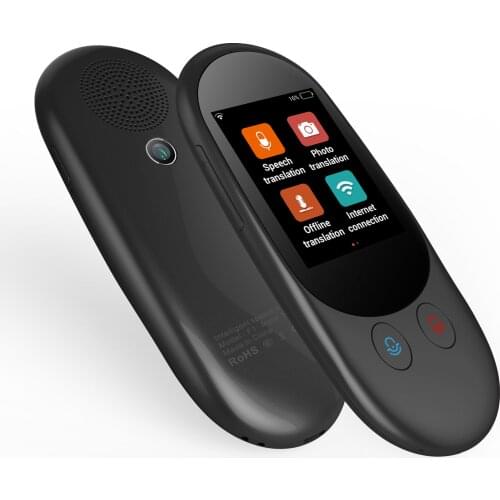 F1 Simultaneous Voice Translator 2.4 Inch WIFI Multi-language Portable Smart Voice Translator
