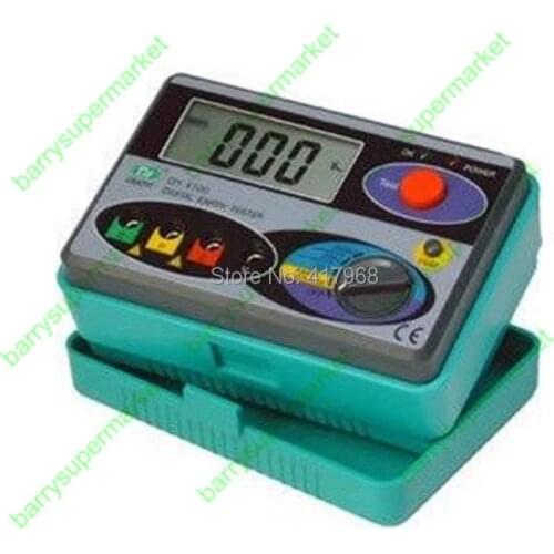 Resistance Meters Digital Earth Tester Meter Megohmmeter DY4100 0-2000Ohm Ground Resistance Tester Monitor Multimeter