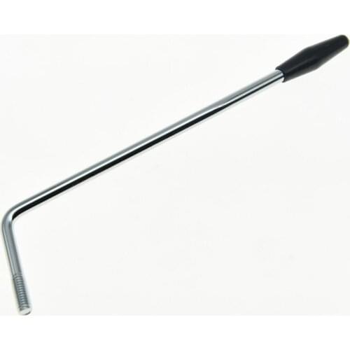 Kaish 5.8mm Thread Chrome Black ST Guitar Tremolo Trem Arm Whammy Bar for Strat