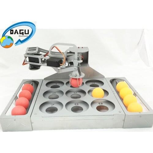 Metal Tic Tac Toe Robot With Arudino Board Second Development