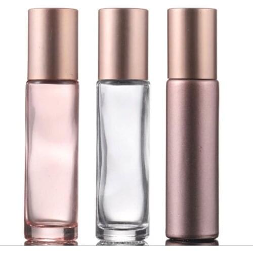 New Set of 4 Essential/basic Oil Bottles 10mlEmpty Bottle Container glass essence Perfume Refillable