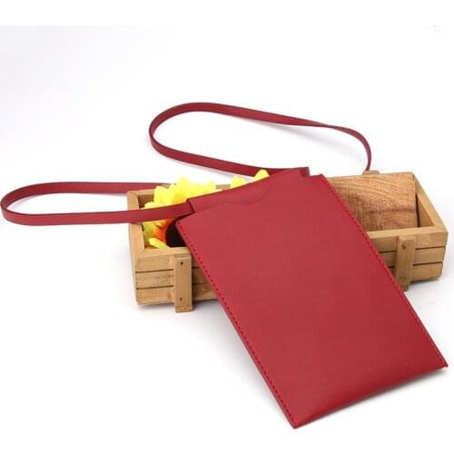 Fashion mobile phone bag Samsung/iPhone/Huawei/HTC/LG model case mobile phone bag diagonal bag solid color mini mobile phone bag