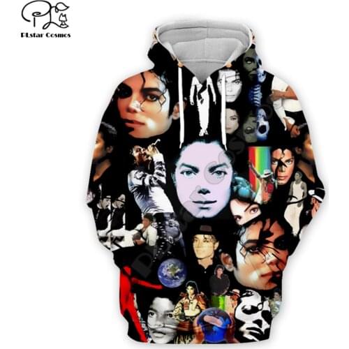 Fashion Michael Jackson hoodies 3D printed Sweatshirt Hoodie Harajuku Autumn Streetwear women foe men Casual Tracksuit