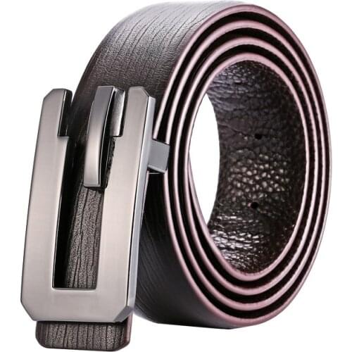 Maikun Genuine Leather Belt For Men Fashion High Quality Fashion Cowhide Alloy Buckle Belt
