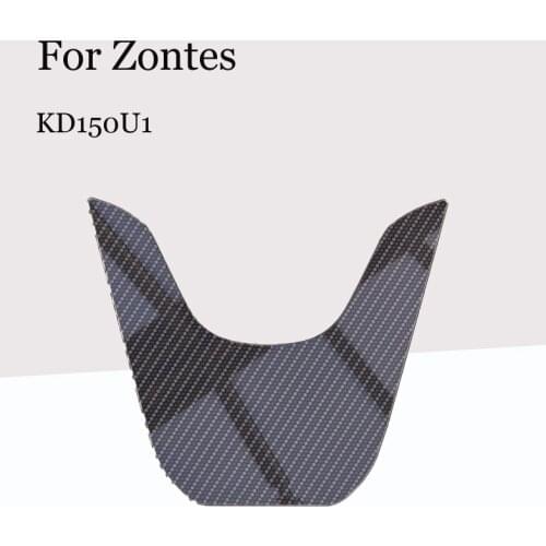 For Zontes Kd150u1 Fuel Tank Paste Modified Cross-country Motorcycle Adhesive Side Decal Carbon Fiber Pattern Fishbone Paste