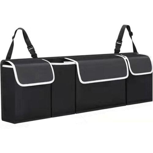 Car Trunk Organizer Adjustable Backseat Storage Bag High Capacity Multi-use Oxford Car Seat Back Organizers Automobile Interior