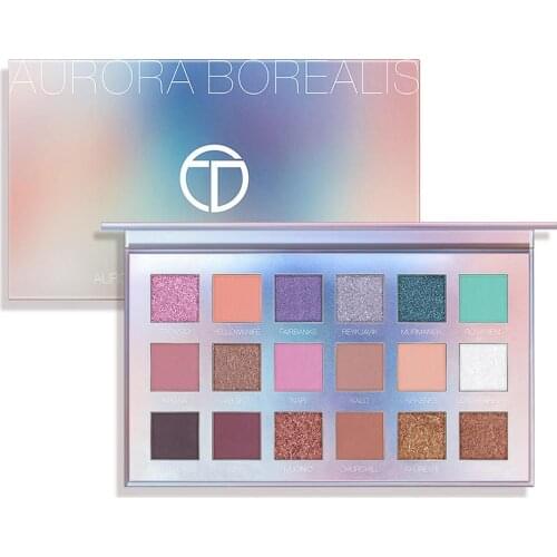 18 Colors Eyeshadow Palette Soft Delicate Eyeshadow Powder Daily Eye Makeup Palette Matte Shimmer Eyeshadow 2021 New