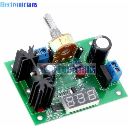 LM317 Adjustable Voltage Regulator Step Down Power Supply Module 2A DC 0-30V AC 0-22V To 1.25-28V LED Voltmeter Buck for Arduino