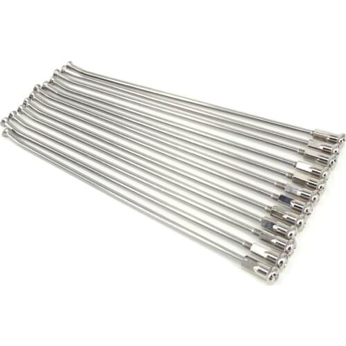 For KTM SX SXF EXC EXCF XCF XCW SXS 125 150 200 250 300 350 400 500 530 Motorcycle Front Wheel Stainless Steel Spokes Nipples