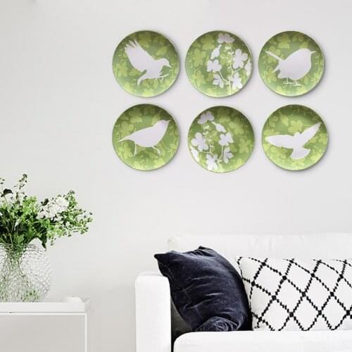 Modern Ceramic Wall Hanging Decoration Plate Hotel Restaurant Home Decor Decorative Plates