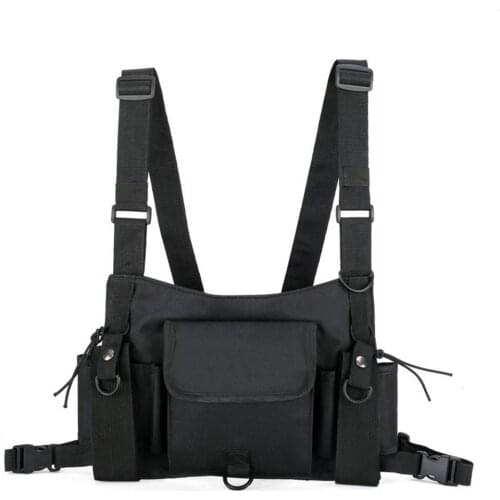 2020 fashion chest rig waist bag hip hop streetwear functional tactical chest bag cross shoulder bags Women Vest Streetwear Pack