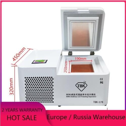 TBK-578 mini desktop LCD screen separator Freezer Separating Machine For Samsung Edge iPhone Tablet Screen Refurbishment