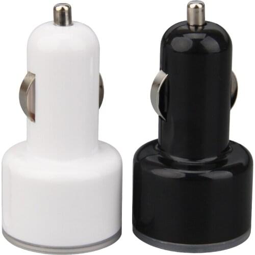 Universal USB car charger Cigarette Lighter Adapter 5V 2A USB Power Adapter For Iphone Samsung Xiaomi all smart phones 100pcs