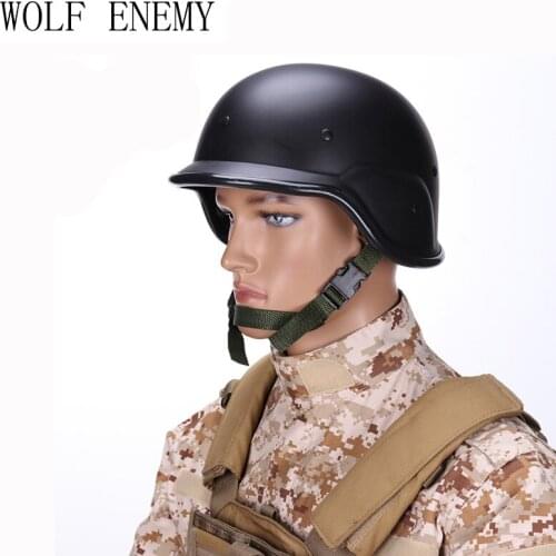 WOLF ENEMY Tactical Solid M88 ABS Plastic Camouflage Helmet Tactics CS US Military Field Army Combat Motos Motorcycle Helmets