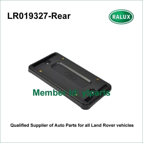 LR019327 rear auto license frame for LR Freelander 2 Discovery 4 Range Rover Sport 10-13 Evoque car registration plate holder