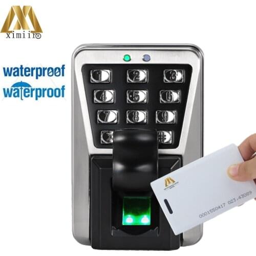 ZK IP65 MA500 Good quality Biometric Waterproof Fingerprint Door Access Control With 125KHZ RFID Card Reader