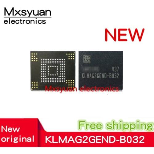 1pcs~10pcs/lot KLMAG2GEND-B032 KLMAG2GEND B032 BGA153 EMMC 16g new memory chip