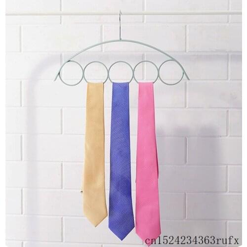 100 Pcs Shawl Scarf Hanger Belt Tie Display Hangers 5 Ring Rack Organizer Holder Hook Clothes Drying Rack Storage Hanger