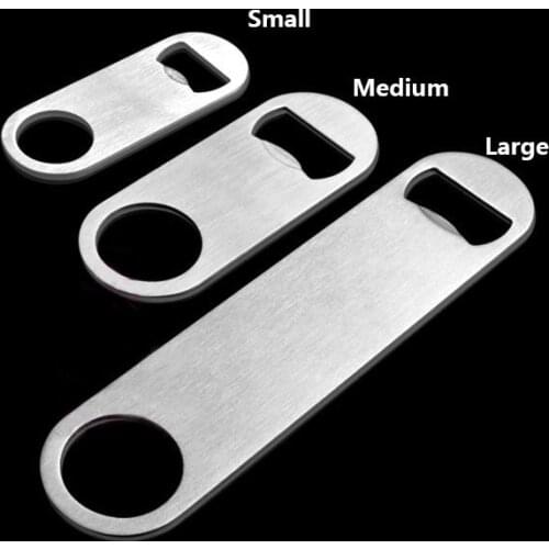 25pcs/ lot Stainless steel Portable bottle opener Wholesale beer opener bar tools Creative bottle opener
