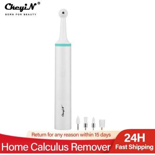 4 In 1 Strong Motor Tooth Dental Cleaning Polish Massage Cleaner Dental Calculus Plaque Remover Grinding Head Odontologia Tool