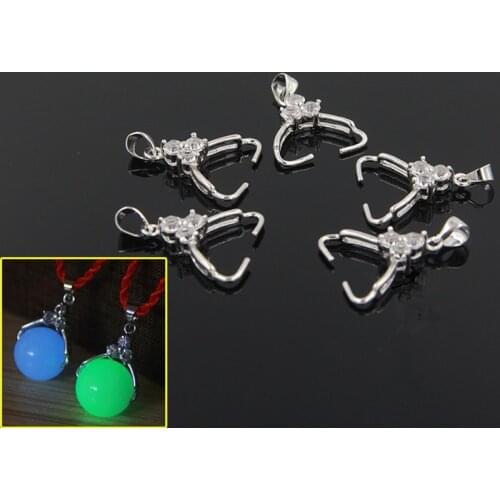 5pcs Necklace Pinch Clip Bail Charm Jewelry Findings Clasps Hooks For Pendant Necklace DIY Jewelry Making Connectors Z777