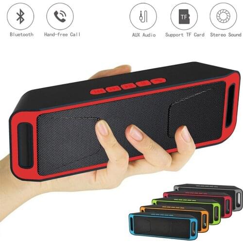 Bluetooth Speaker Portable Outdoor Column HD Stereo Bass Wireless Sound Box TF/U Disk MP3 Player Speakers Multifunctiona