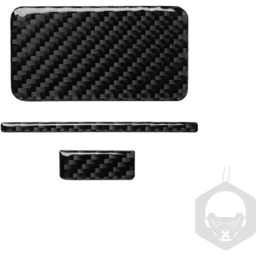 Anti-scratch Central Control Cover Carbon Fiber Car Navigation Frame Anti-scratch Sticker for Nissan 350Z Accessories