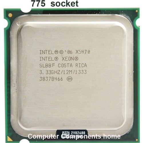 INTEL xeon X5470 LGA775 CPU processor (3.33GHz /LGA771/12MB L2 Cache/Quad Core/FSB 1333) scoket 771 to 775 CPU warranty 1 yera
