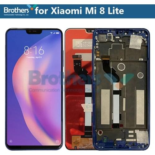 Original AAA for Xiaomi Mi 8 Lite Mi8 Lite LCD Display LCD Screen Screen Digitizer LCD Assembly 6.26'' Phone Parts Tested Work
