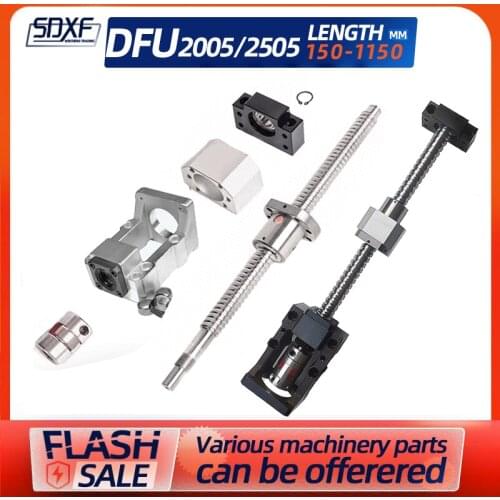 Ball screw double nut group 2005 2505 linear guide bearing stepping servo motor single seat fixed seat module group