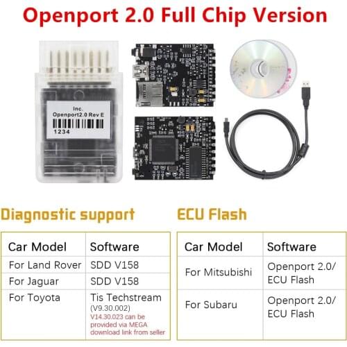 Tactrix Openport 2.0 ECU FLASH OBD 2 OBD2 open port 2 0 Chip Tuning Car Diagnostic Tool For Mercedes For Toyota Auto Scanner